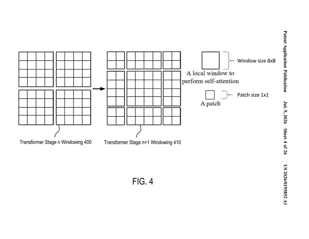 Nvidia Patent: Transformer Neural Network Image Upscaling — figure from US 2026/0195852 A1