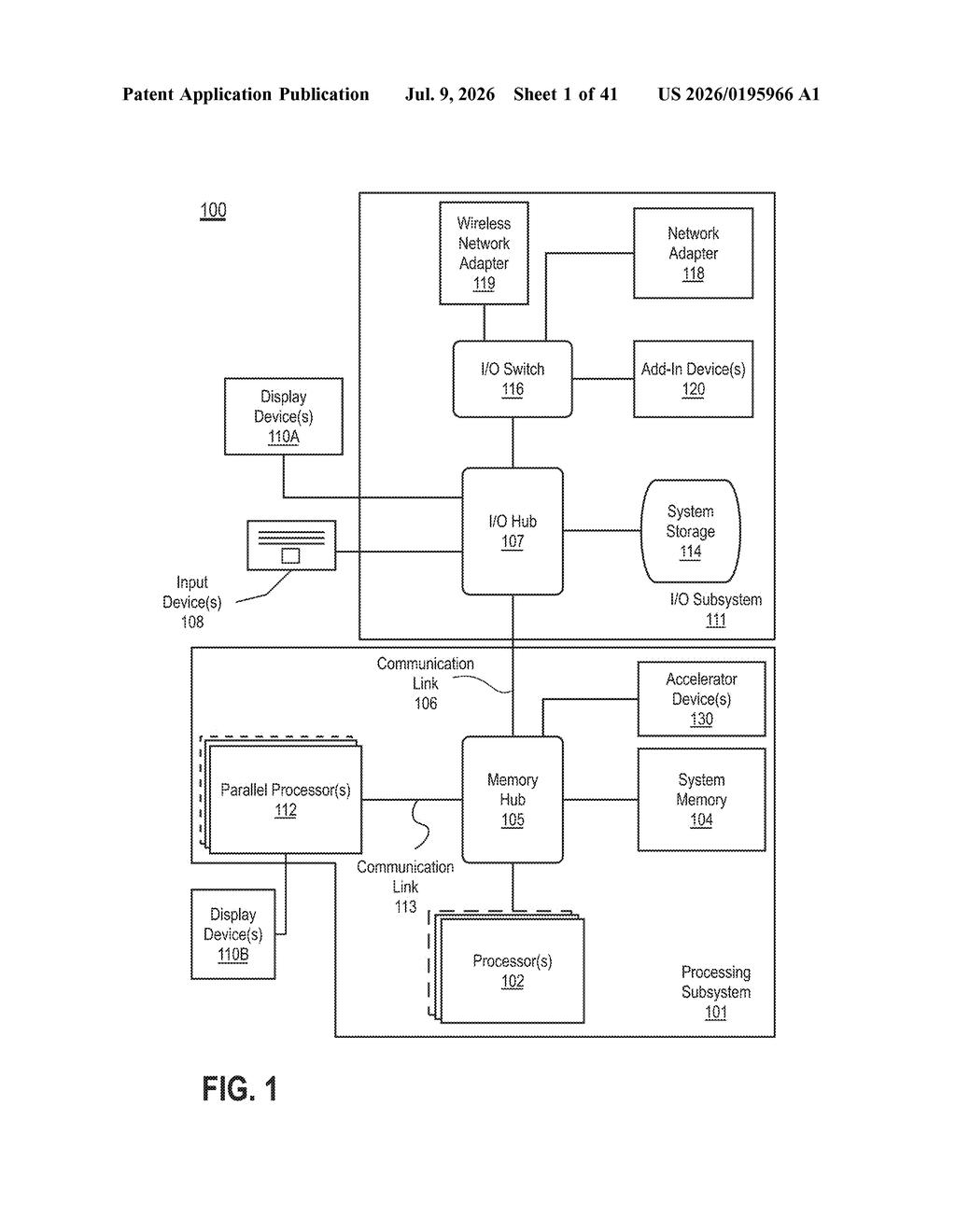 Intel Patent: Ray Tracing Level-of-Detail Acceleration — figure from US 2026/0195966 A1