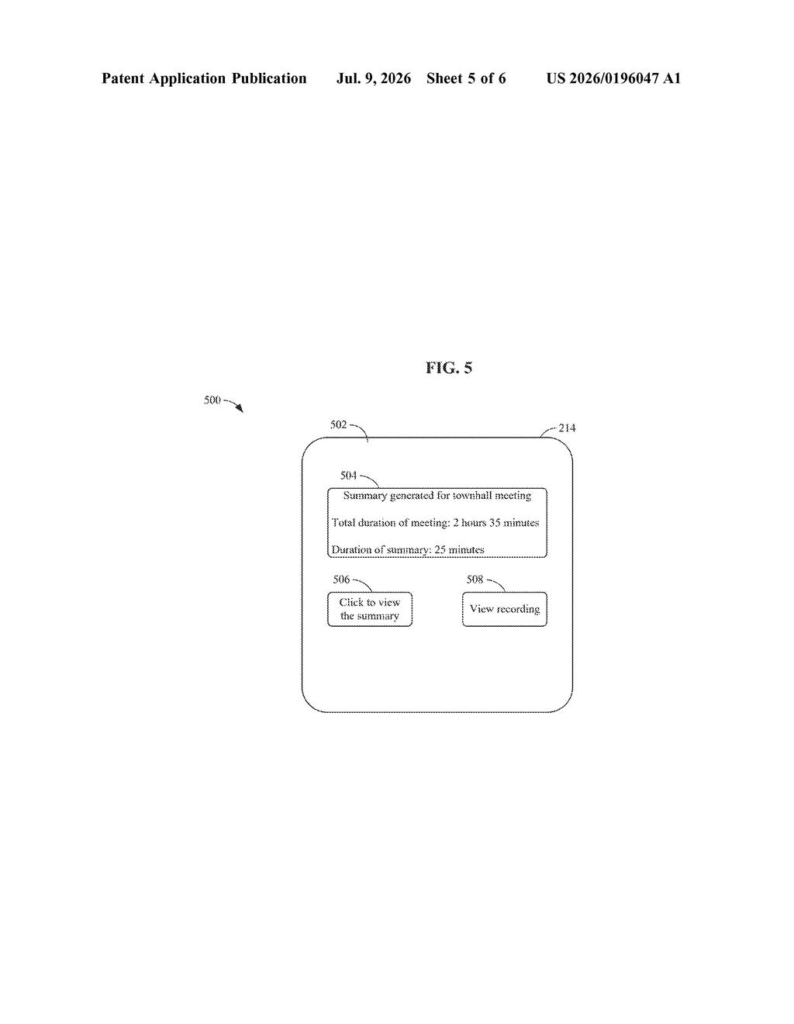 IBM Patent: AI-Personalized Video Highlights From Live Events — figure from US 2026/0196047 A1