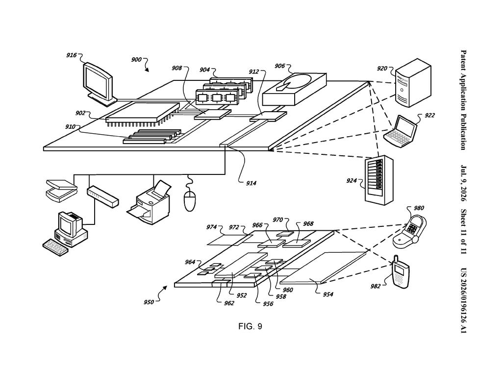 Google Patent: Pointing Your Phone at a Device to Connect — figure from US 2026/0196126 A1