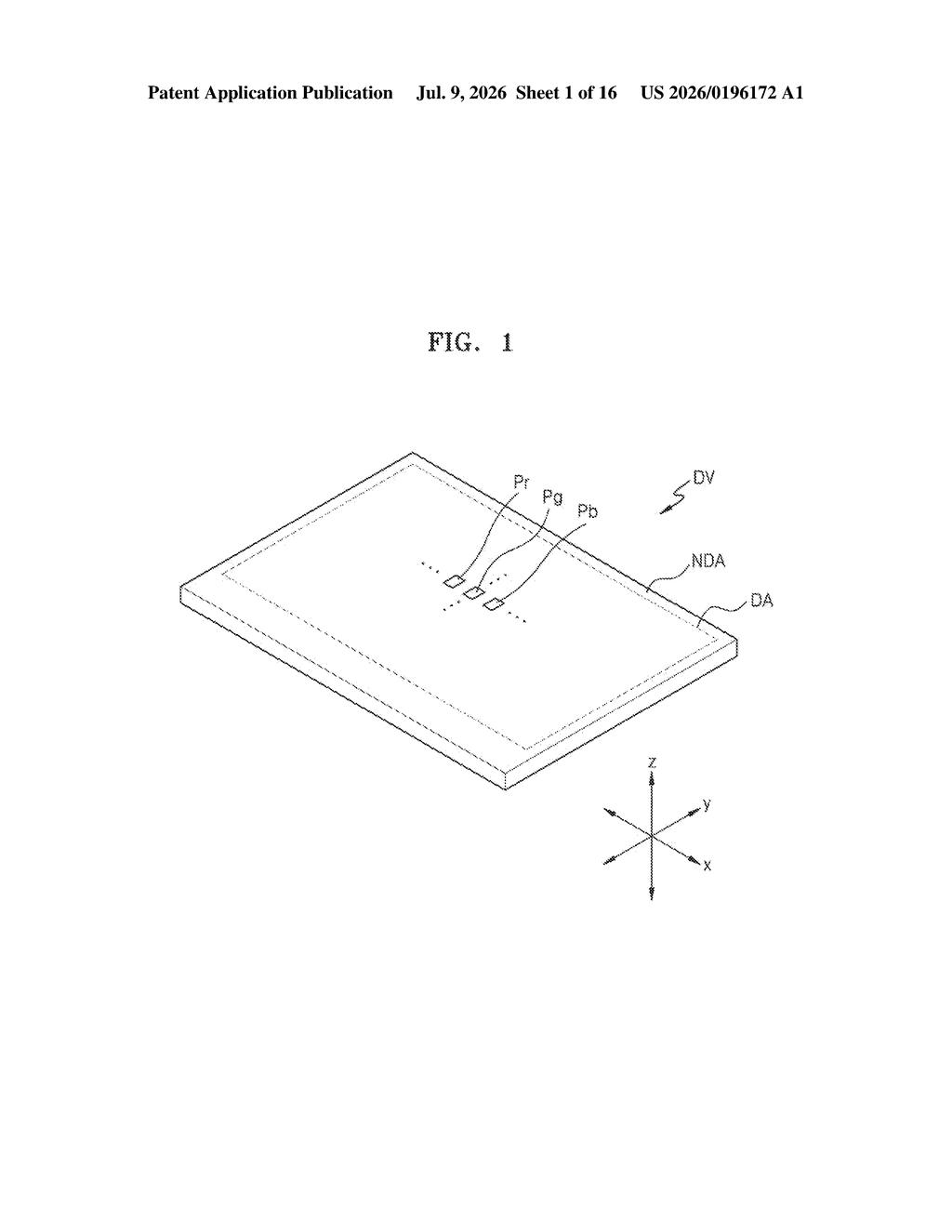 Samsung Display Patent: Sub-Pixel Circuit Layout Explained — figure from US 2026/0196172 A1