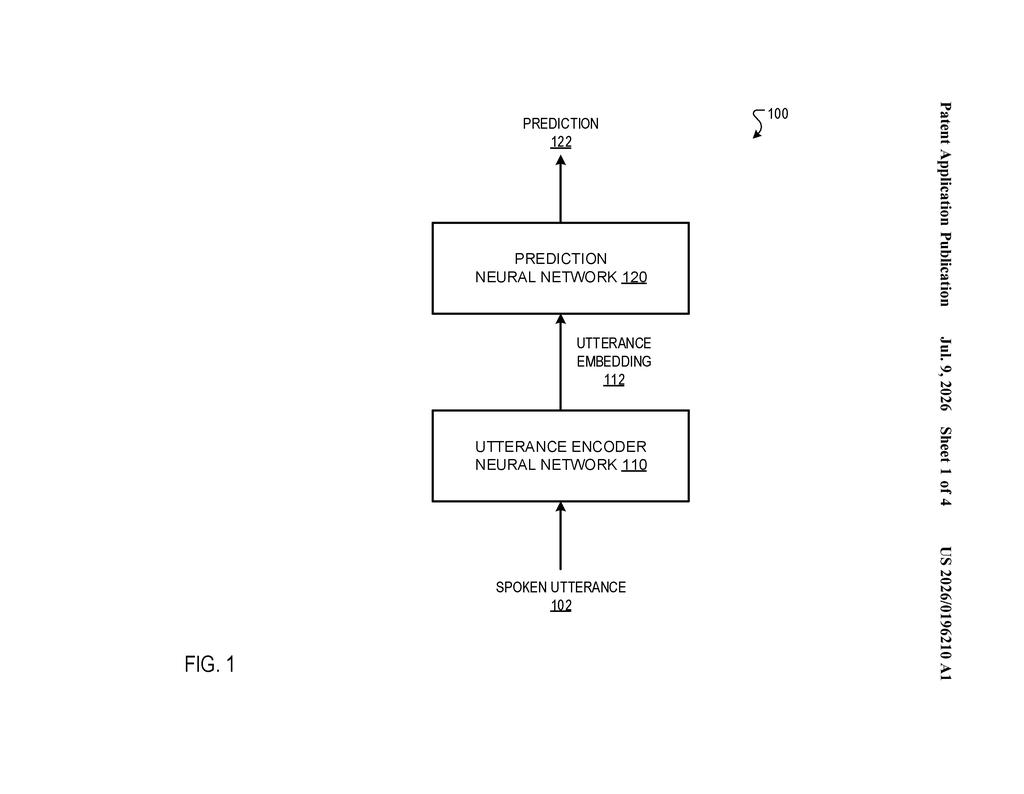 Google Patent: AI That Understands Speech Using Context — figure from US 2026/0196210 A1