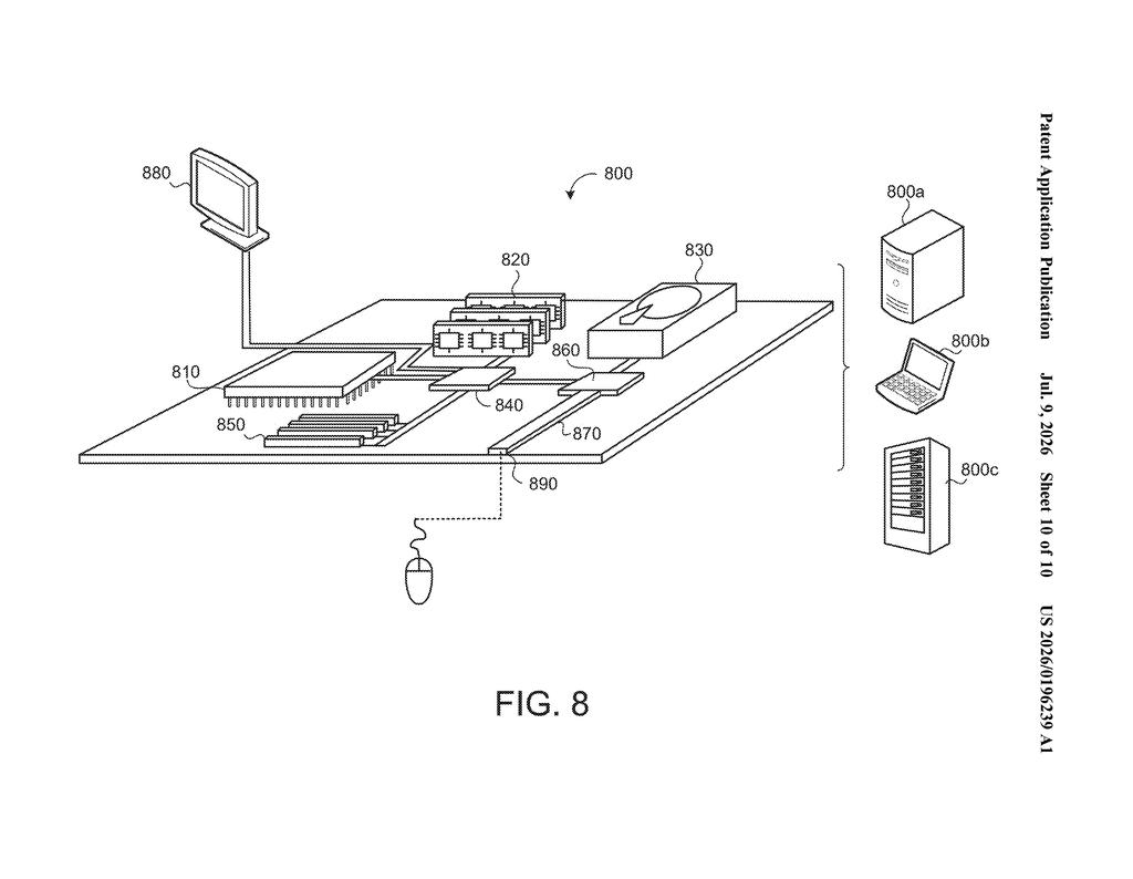 Google Patent: Multimodal Embeddings for Speech Recognition — figure from US 2026/0196239 A1