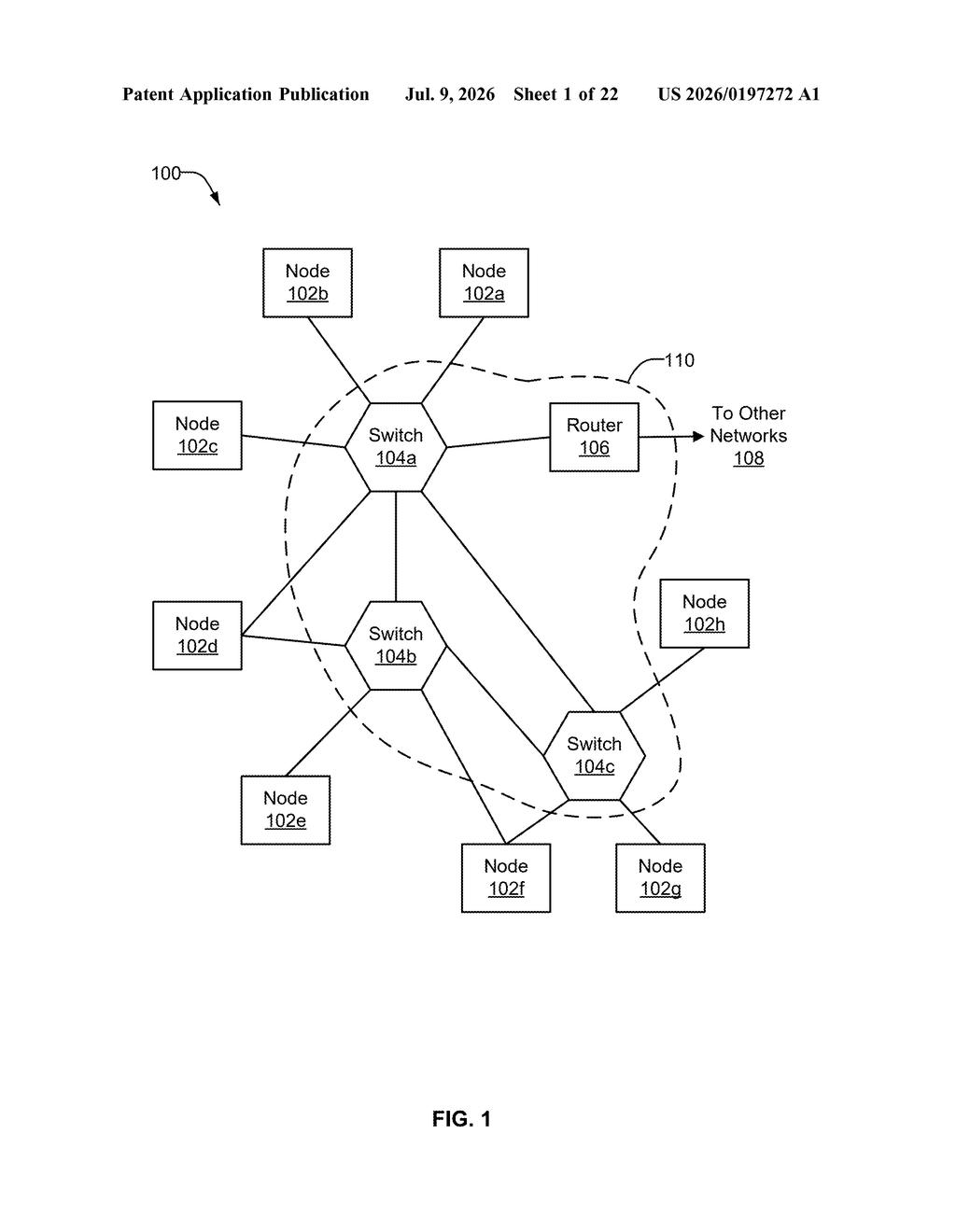 Amazon Patent: Reliable Out-of-Order Network Packet Transmission — figure from US 2026/0197272 A1