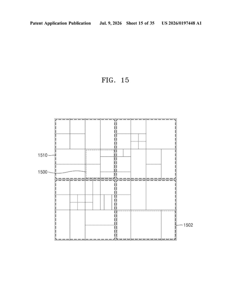 Samsung Patent: Lookup-Table Image Filtering for Video Codecs — figure from US 2026/0197448 A1