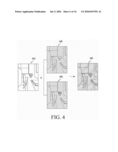 Patent drawing: Samsung's New Patent Takes Extra Photos Behind the Scenes, at Better Settings