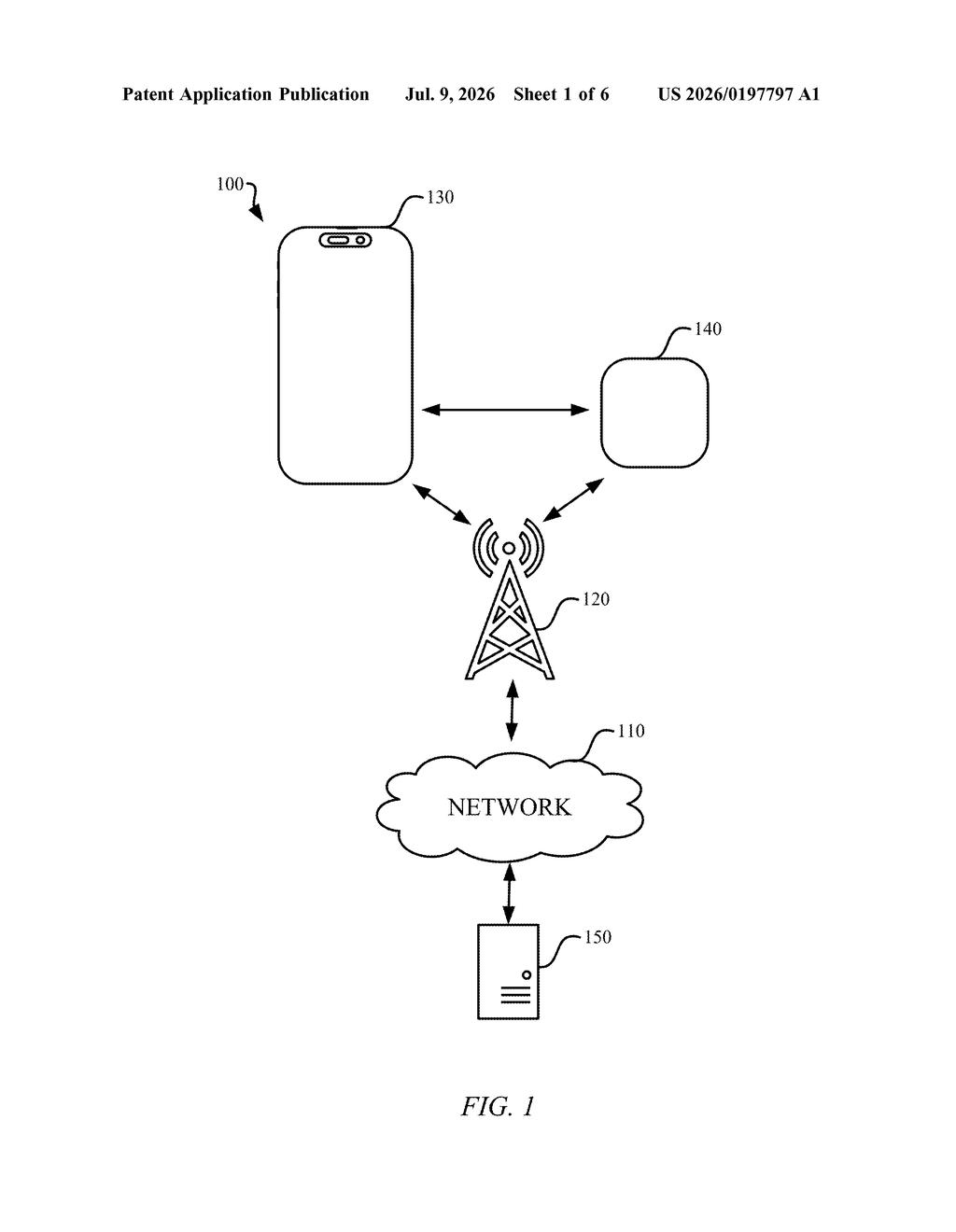 Apple Patent: Pre-Loading Cell Tower Data by Location — figure from US 2026/0197797 A1