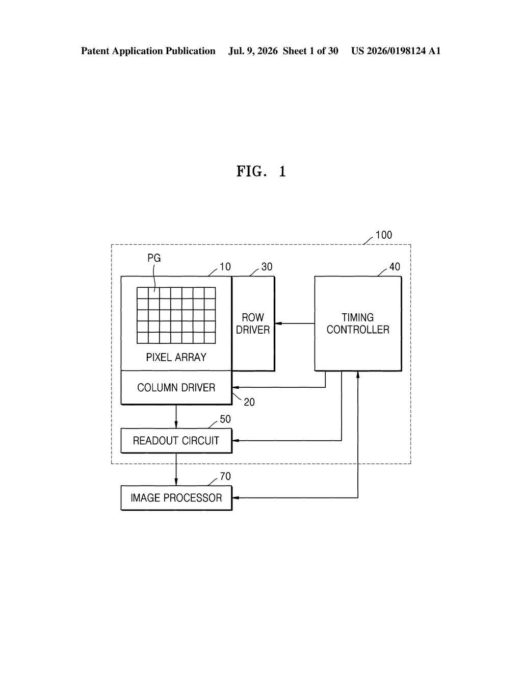 Samsung Image Sensor Patent: Pixel Isolation Design — figure from US 2026/0198124 A1