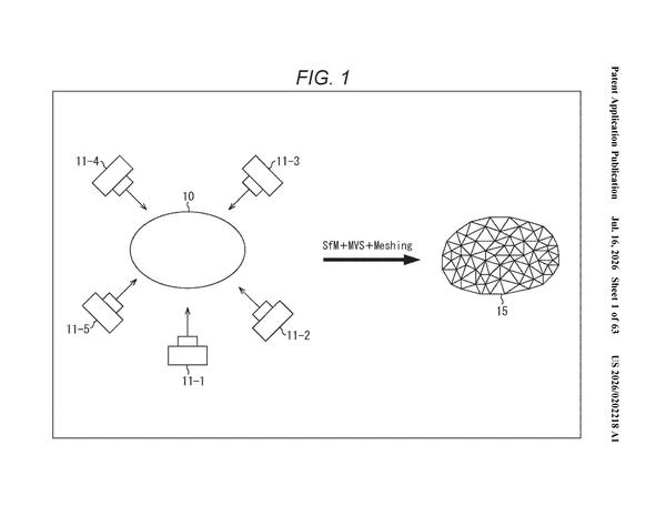 Patent drawing: Sony Patents a Two-Camera 3D Scanning System That Corrects Its Own Positioning Errors
