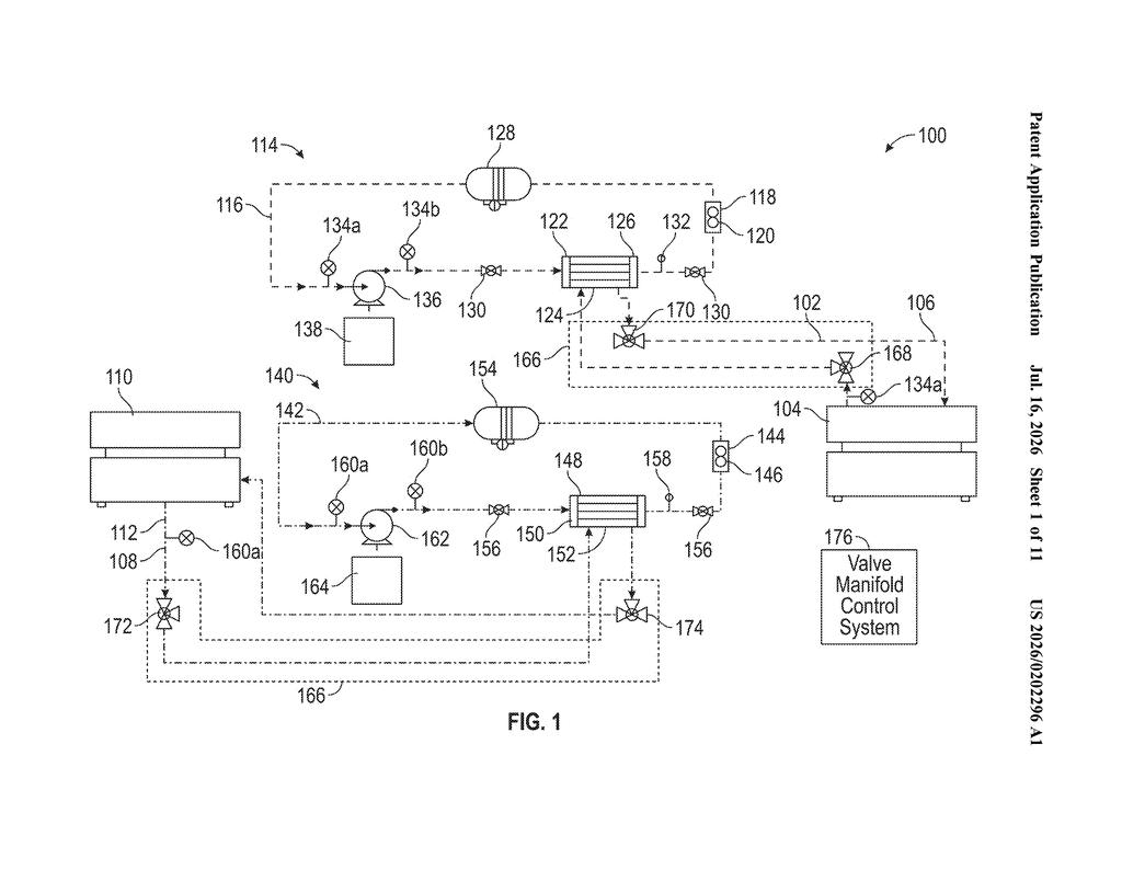 Tesla Patent: Thermal Shock Testing System for Components — figure from US 2026/0202296 A1