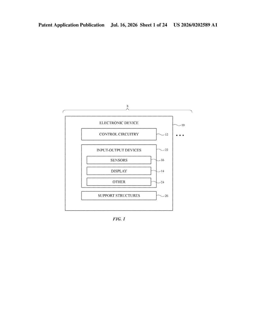 Apple Patent: Fluid-Filled Tunable Lens for AR Headsets — figure from US 2026/0202589 A1