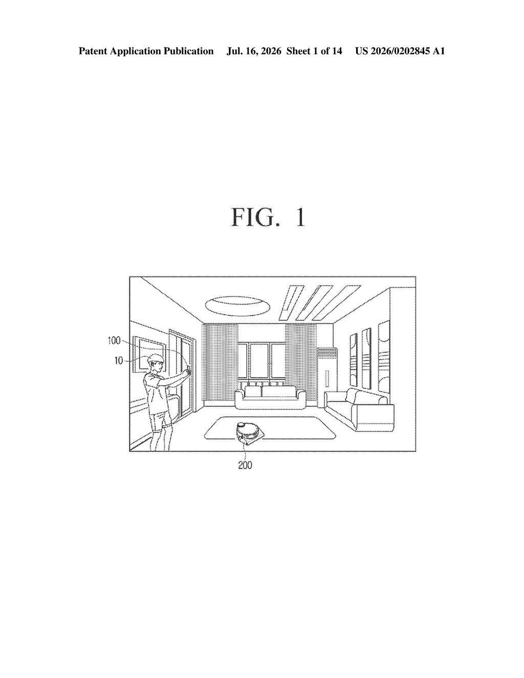 Samsung Patent: 3D Home Maps Built From Phone and Robot Vacuum Data — figure from US 2026/0202845 A1
