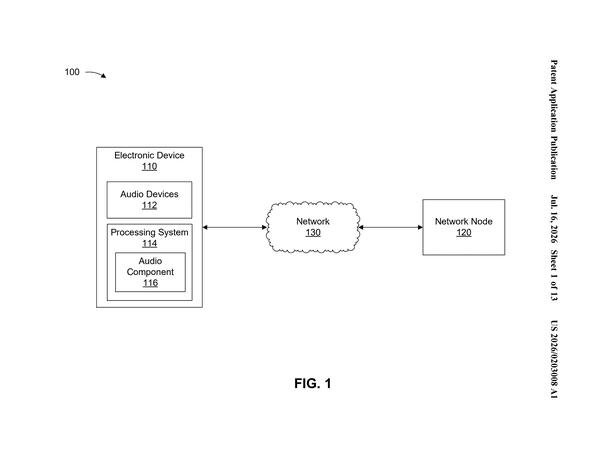 Patent drawing: Qualcomm Patents a System That Starts Multiple Audio Streams in Perfect Sync