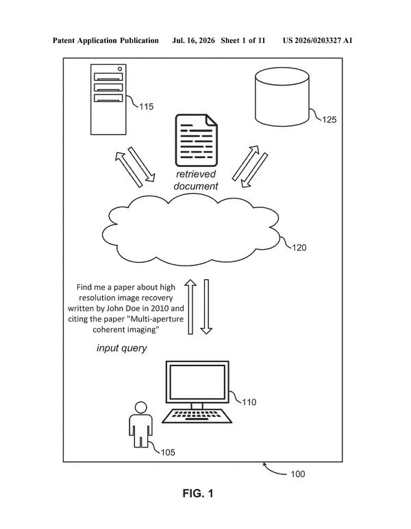 Patent drawing: Adobe Patents AI Search Method That Maps Concept Connections to Find Related Documents