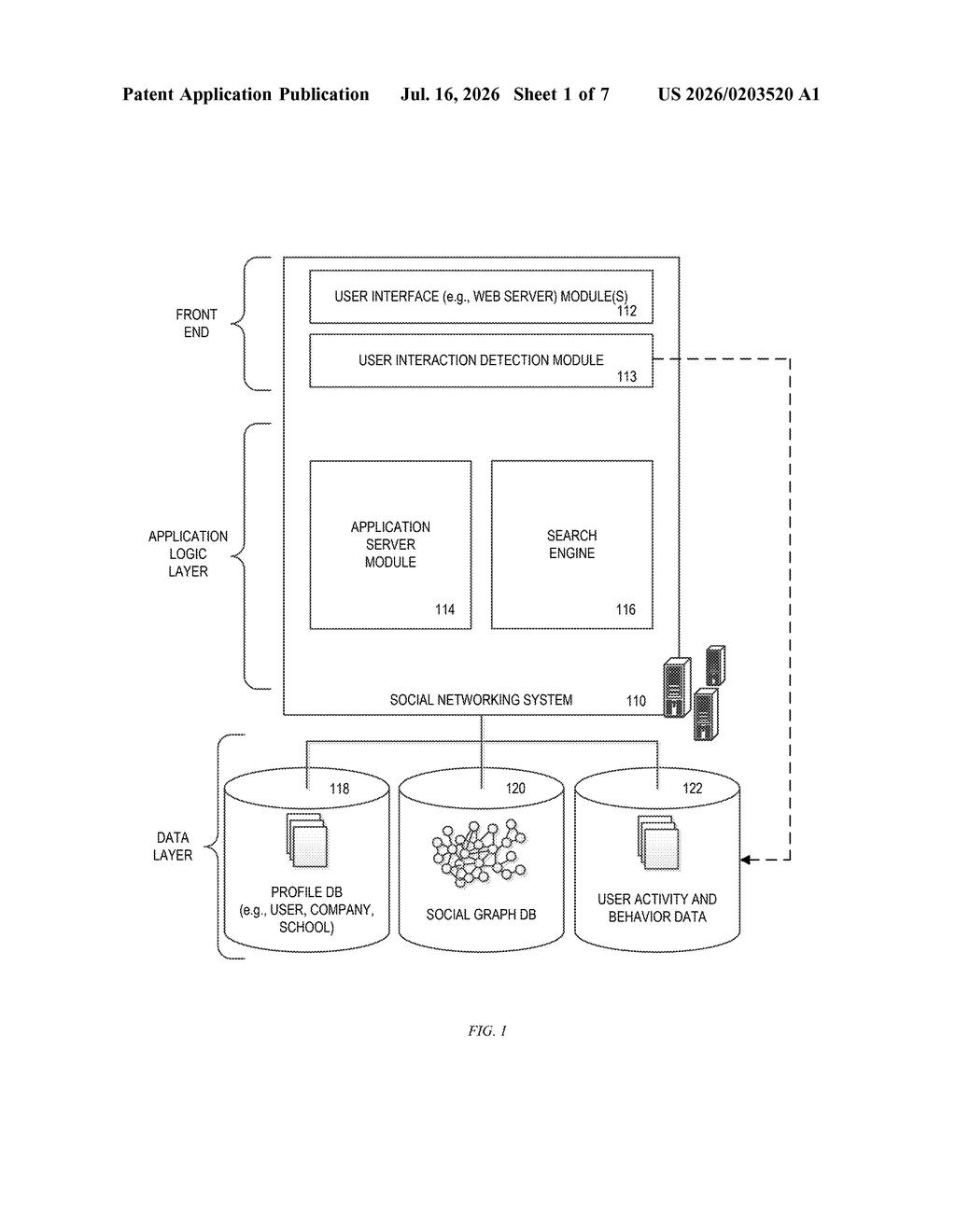 Microsoft Patent: Two-Tower AI for Content Targeting — figure from US 2026/0203520 A1