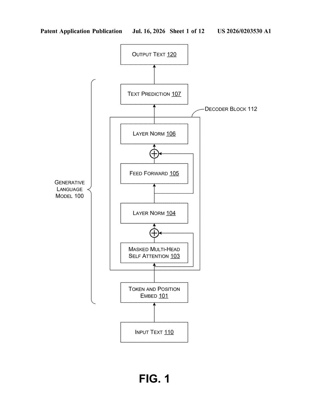 Microsoft Patent: Grounding AI Chatbots With Search History — figure from US 2026/0203530 A1