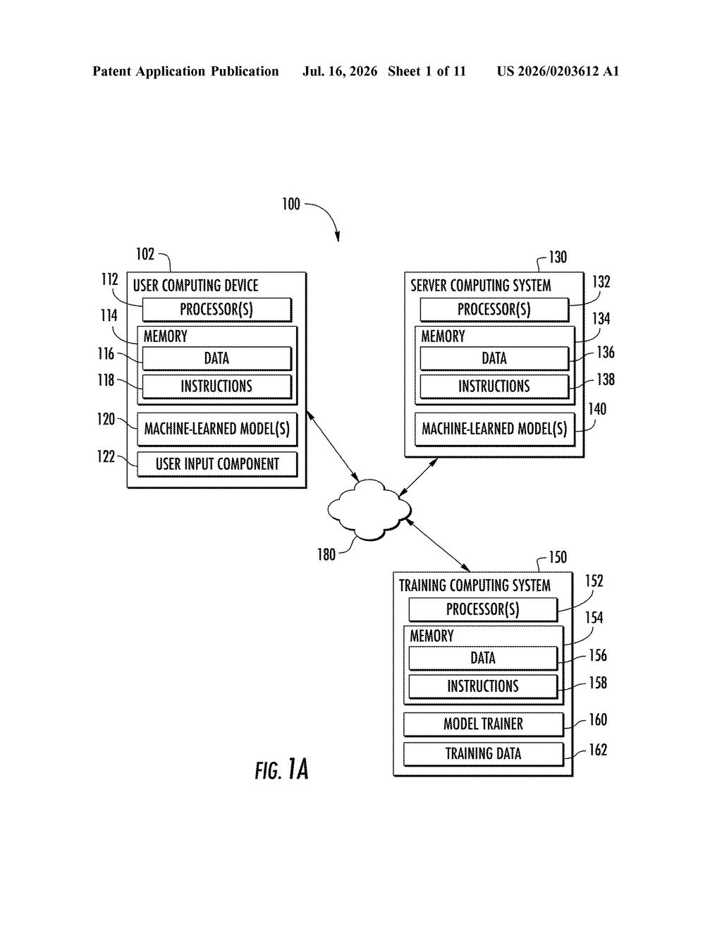 Google Patent: Soft Prompt Transfer for Frozen AI Models — figure from US 2026/0203612 A1