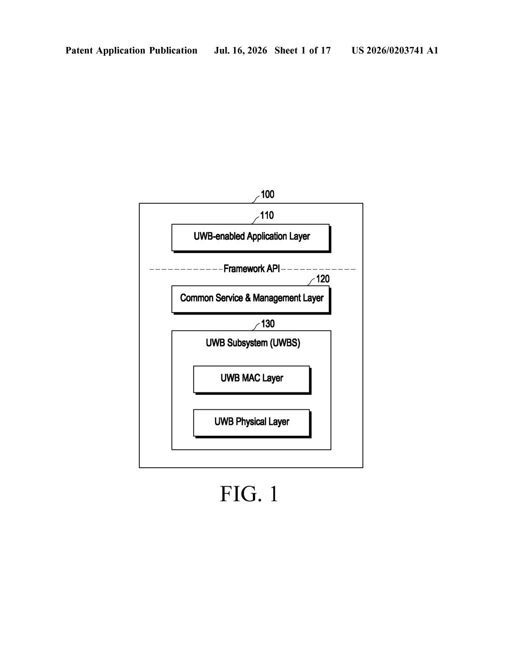 Samsung Patent: UWB Proximity Payment Zone Detection — figure from US 2026/0203741 A1