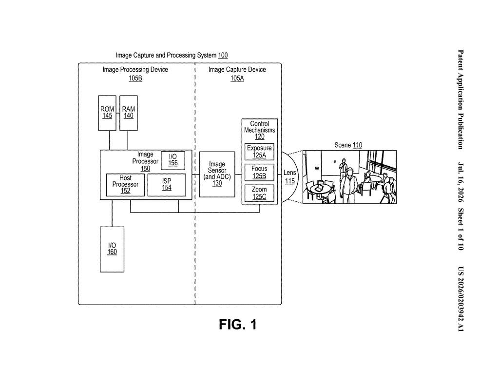 Qualcomm Patent: Cylindrical Projection for Sensor Calibration — figure from US 2026/0203942 A1
