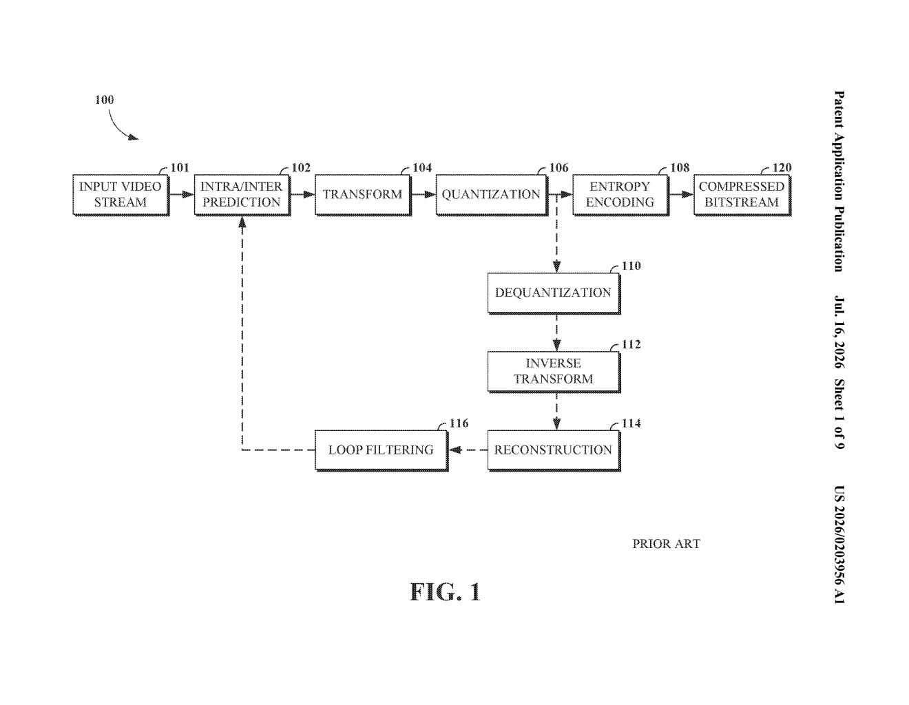 Google Patent: AI Image Compression With Adjustable Realism — figure from US 2026/0203956 A1