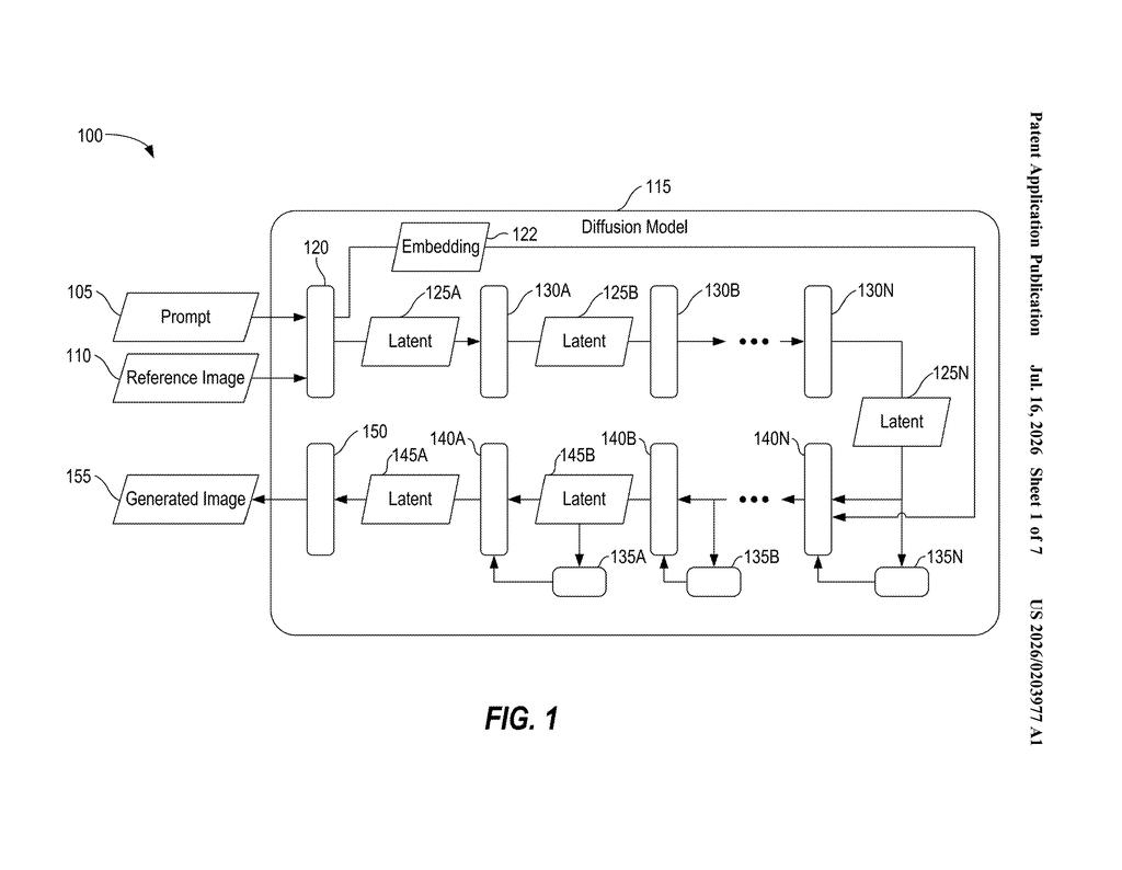 Qualcomm Patent: AI Image Editing With Adaptive Text Guidance — figure from US 2026/0203977 A1