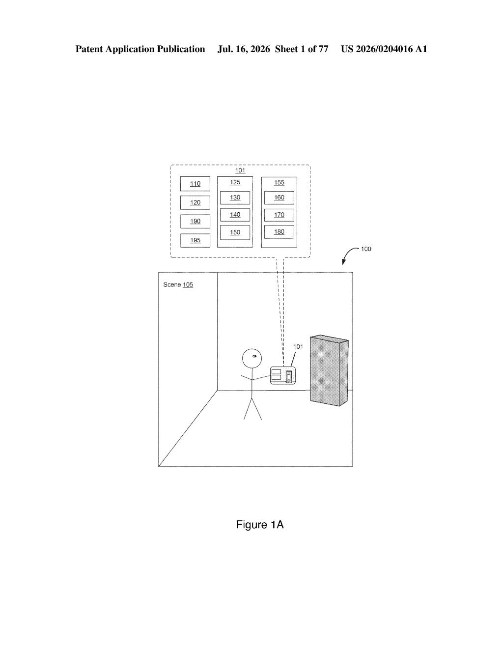 Apple Patent: Fixing Hand Visibility in Mixed Reality — figure from US 2026/0204016 A1