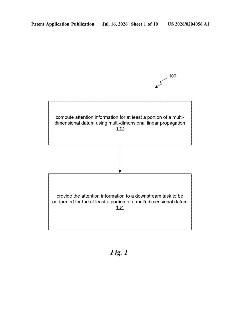 Nvidia Patent: Faster AI Attention for Images and Video — figure from US 2026/0204056 A1