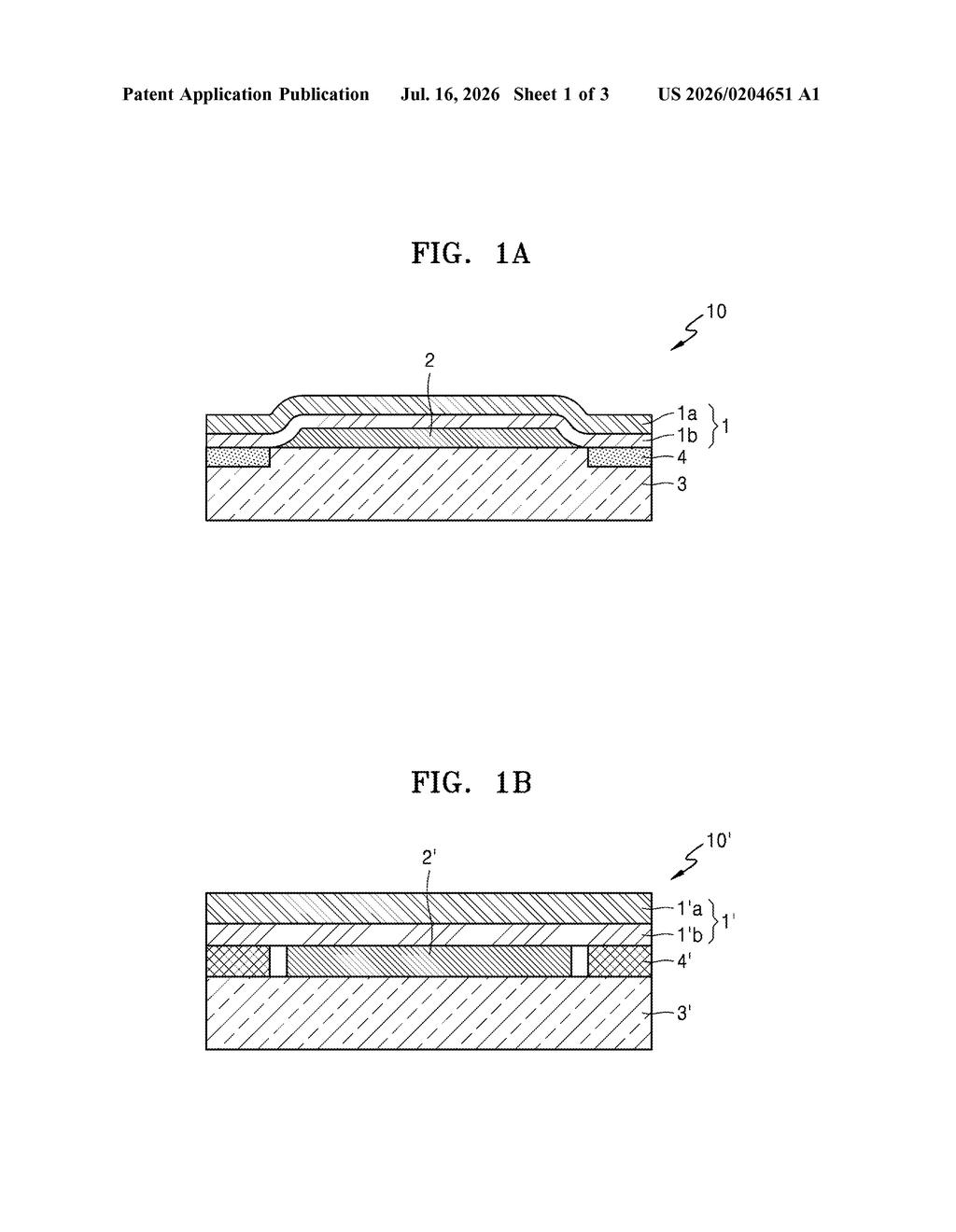 Samsung Patent: Lithium Metal Battery With Hybrid Electrolyte Layer — figure from US 2026/0204651 A1