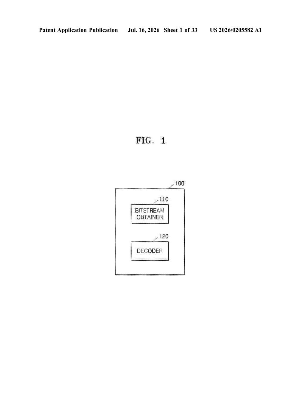 Samsung Patent: Adaptive Loop Filtering for Video Decoding — figure from US 2026/0205582 A1