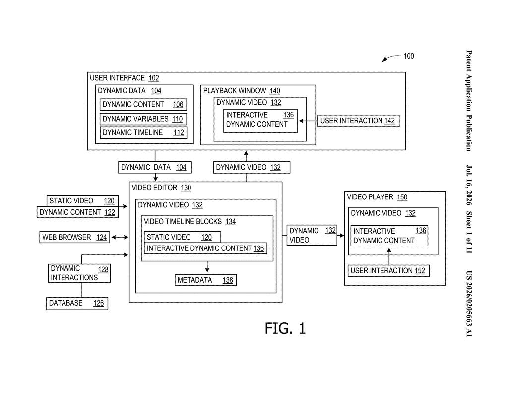 Microsoft Patent: Interactive Video That Changes While You Watch — figure from US 2026/0205663 A1