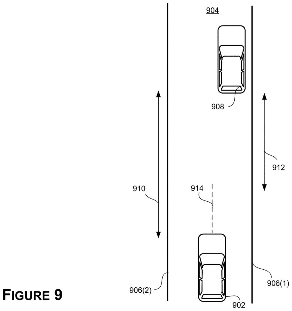 Nvidia Patent: Lane Biasing for Autonomous Vehicles — figure from US 2026/0208764 A1