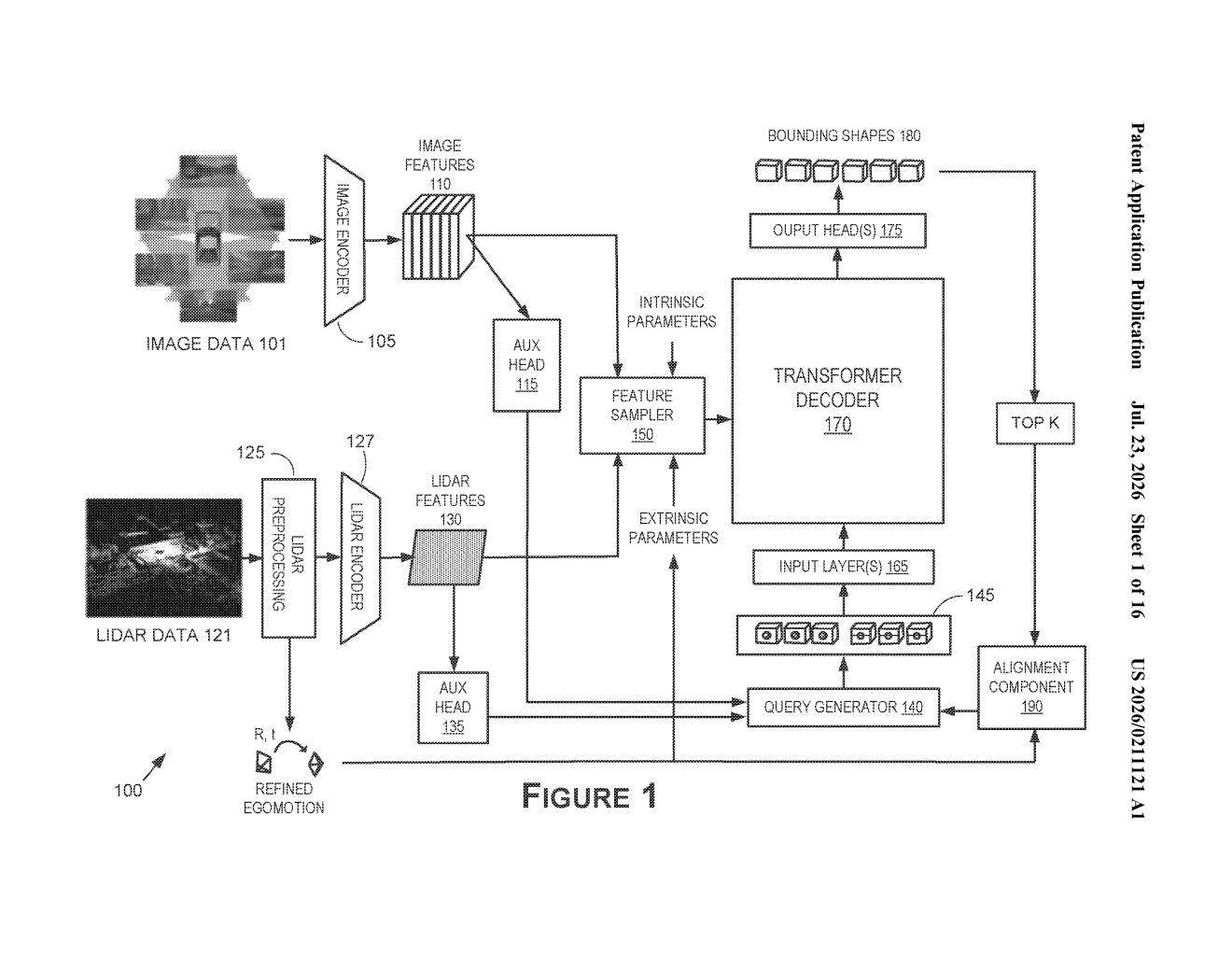 Nvidia Patent: Hazard Detection for Self-Driving Cars — figure from US 2026/0211121 A1