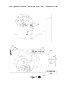 Patent drawing: Livestreaming Glasses Patent Adds Smart Capture Controls