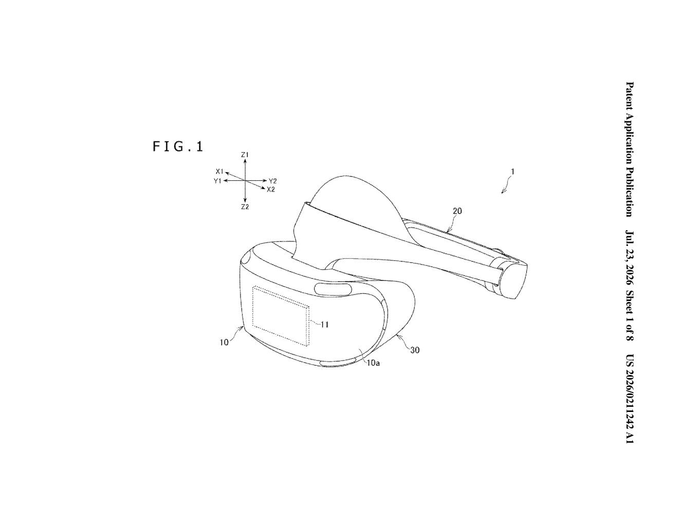 Sony Patent: Flexible Light-Blocking Seal for VR Headsets — figure from US 2026/0211242 A1