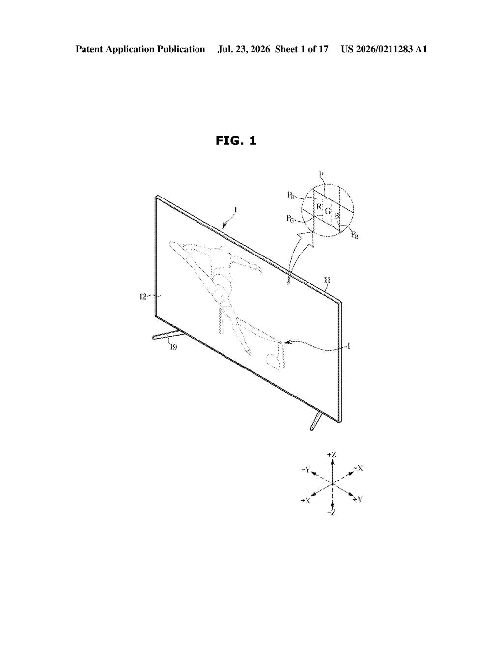 Samsung Patent: Asymmetric LED Backlight Substrate Design — figure from US 2026/0211283 A1