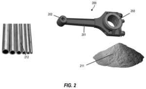 Patent drawing: IBM Patents a System That Picks the Greenest Way to Build Each Part