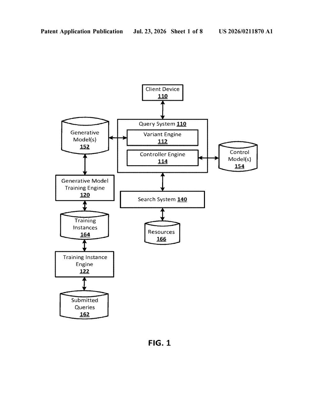 Google Patent: AI That Rewrites Your Search Query — figure from US 2026/0211870 A1