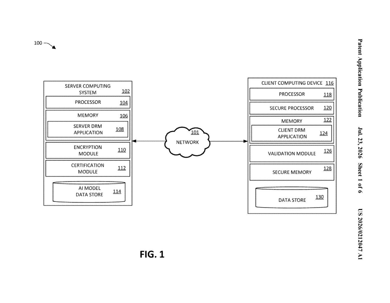 Microsoft Patent: DRM Protection for AI Models Explained — figure from US 2026/0212047 A1
