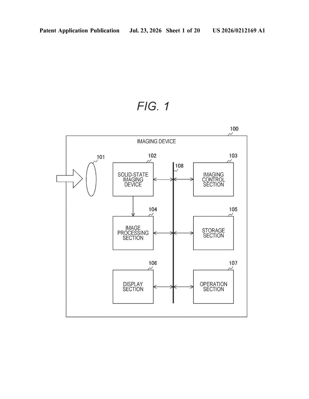 Sony Patent: Event Camera Pixel Design Explained — figure from US 2026/0212169 A1
