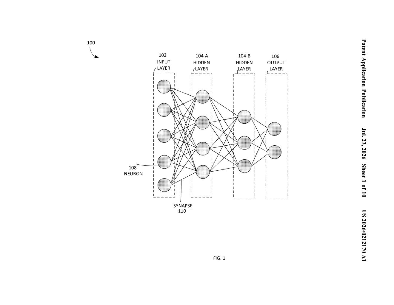 Microsoft Patent: Dynamic Neural Network Compression — figure from US 2026/0212170 A1