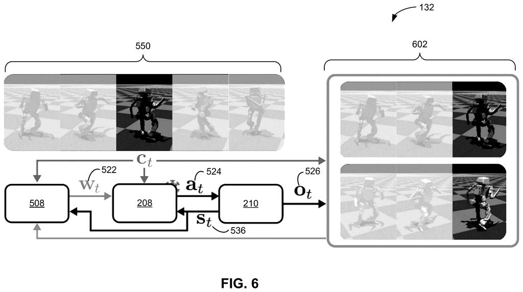 Disney Patent: AI That Adjusts Robot Motion Goals on the Fly — figure from US 2026/0212200 A1