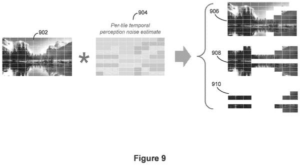 Patent drawing: Google Patent Targets Photo Noise Reduction Where Human Eyes Actually Detect It