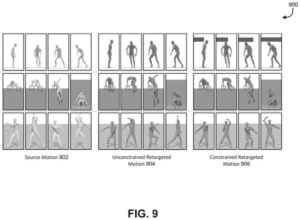 Patent drawing: Nvidia Patent Teaches AI Animation Rules for Generating Lifelike Character Motion