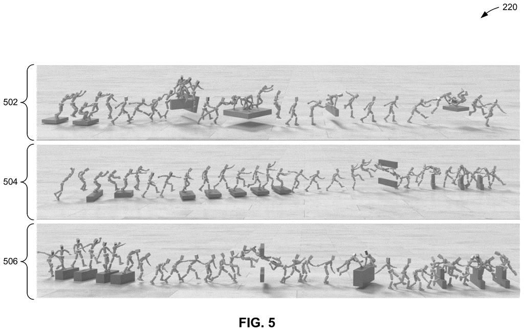 Nvidia Patent: Hybrid Imitation Learning for Character Motion — figure from US 2026/0212573 A1