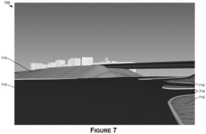 Patent drawing: Nvidia Patents a Fix for Terrain Clipping Around High-Detail 3D Objects
