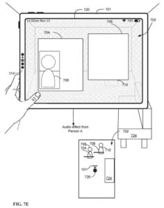 Patent drawing: AR Patent Lets Real People Break Through Virtual Content