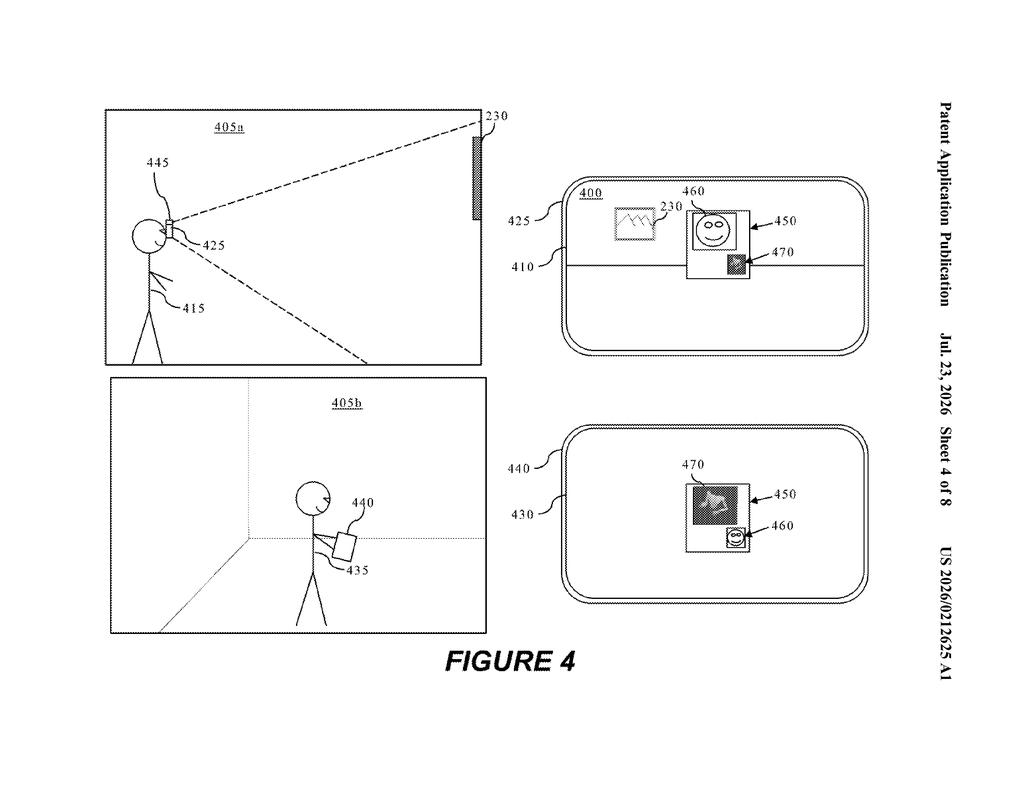 Apple Patent: Building Your 3D Avatar Over Time — figure from US 2026/0212625 A1