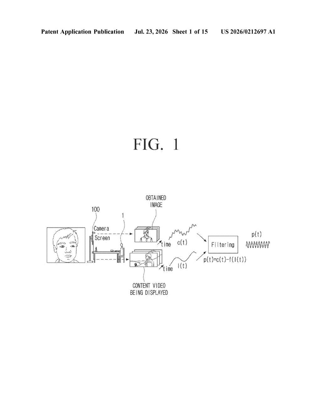 Samsung Patent: Face Scanning That Ignores Screen Glow — figure from US 2026/0212697 A1