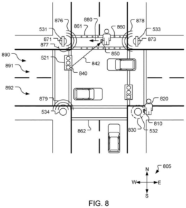 Patent drawing: Qualcomm Patent Repurposes Traffic Lights as GPS-Style Positioning Beacons