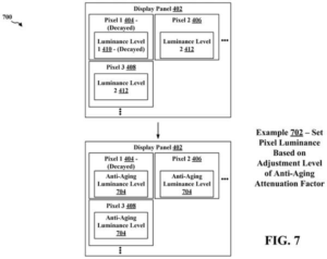 Patent drawing: Qualcomm Patents a Display System That Prevents Screen Discoloration Based on Room Lighting
